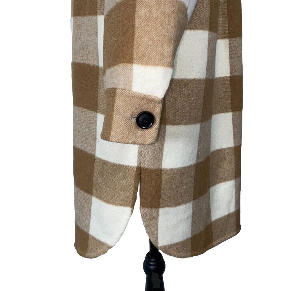 Rails Jaro Buffalo Check Shacket Womens S Ivory C… - image 5